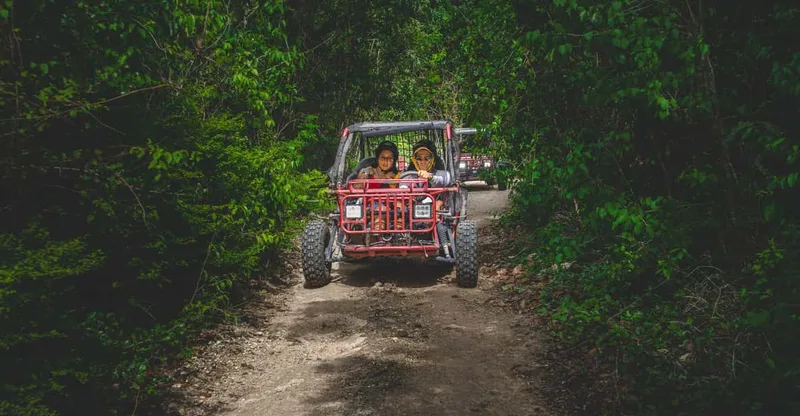 Puerto Morelos: ATV or dune buggy adventure with cenotes. — ATV tour in Cancun