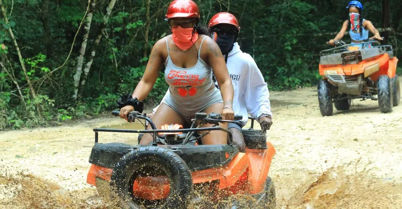 ATV Adventure, Ziplines, Cenote + 24K Club Open Bar — ATV tour in Cancun