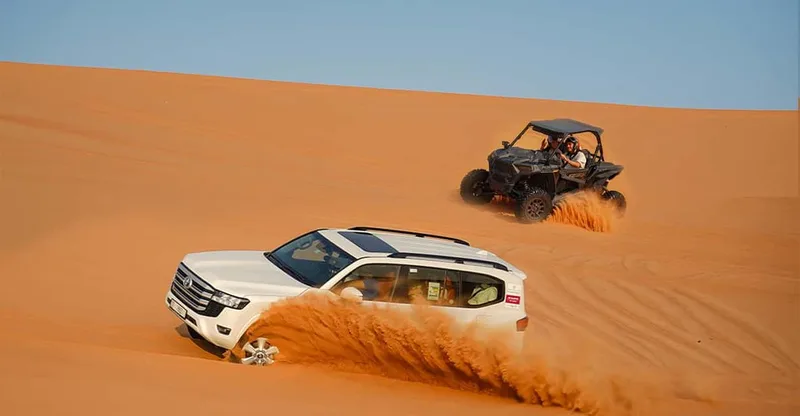 Desert Safari, Camel Ride, Sandboarding, Dune Buggy — ATV tour in Dubai