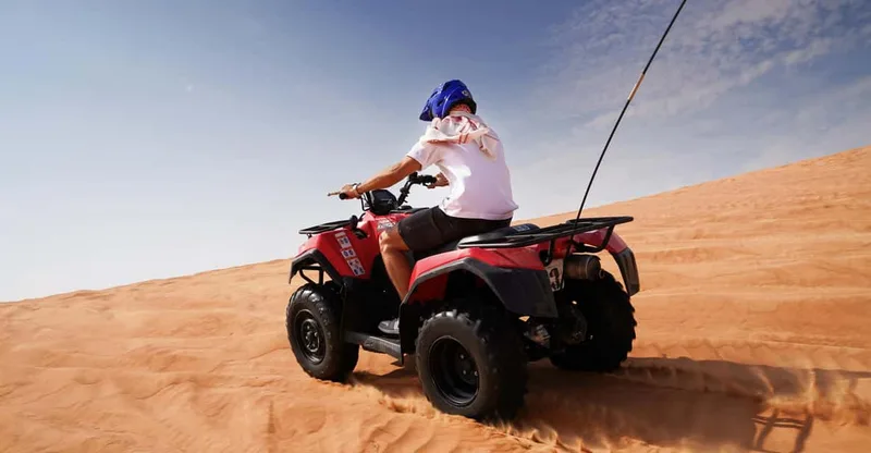 Red Dunes Tour on Quad or Side by Side ATV Ride — ATV tour in Dubai