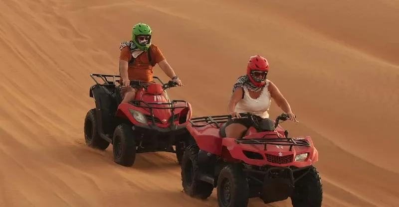 Experience 60 Minutes Quad bike & BBQ Dinner — ATV tour in Dubai