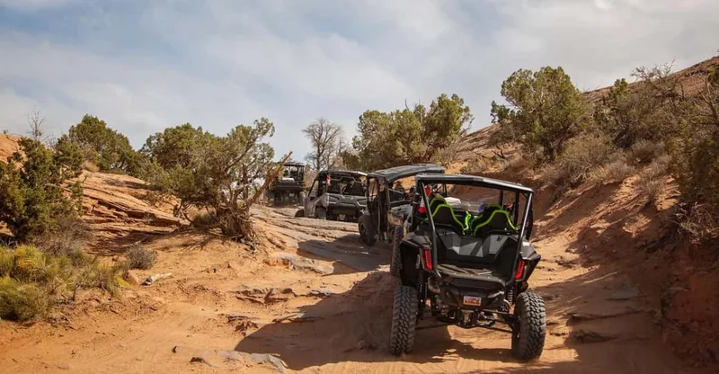Self-Driven Guided Sunset UTV Tour to Fins N Things — ATV tour in Moab