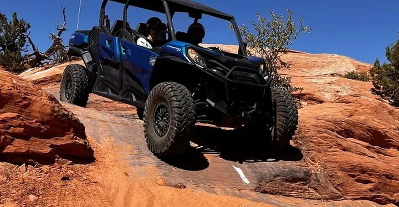 U-Drive UTV Sunset Guided Adventure on Hell's Revenge — ATV tour in Moab