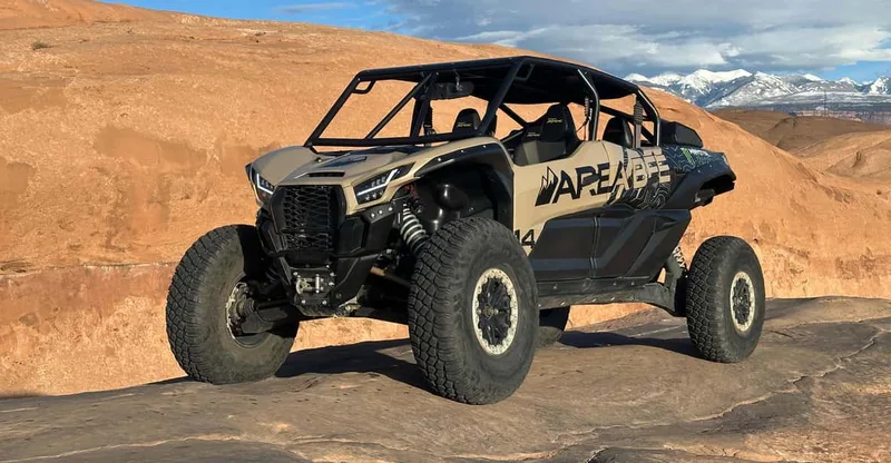3.5 Hour HELL'S REVENGE and FINS & THINGS You Drive UTV Tour — ATV tour in Moab