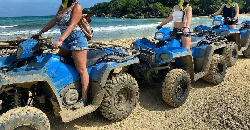 Bamboo Rafting And ATV Combo Tour From MontegoBay — ATV tour in Montego Bay