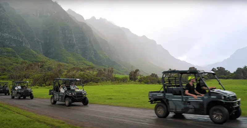 Kaneohe: Kualoa Ranch Guided UTV Tour — ATV tour in Oahu
