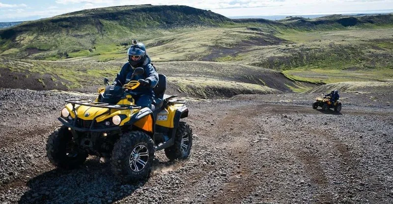 Reykjavík: Off-Road ATV Tour & Sky Lagoon Spa with Pickup — ATV tour in Reykjavik
