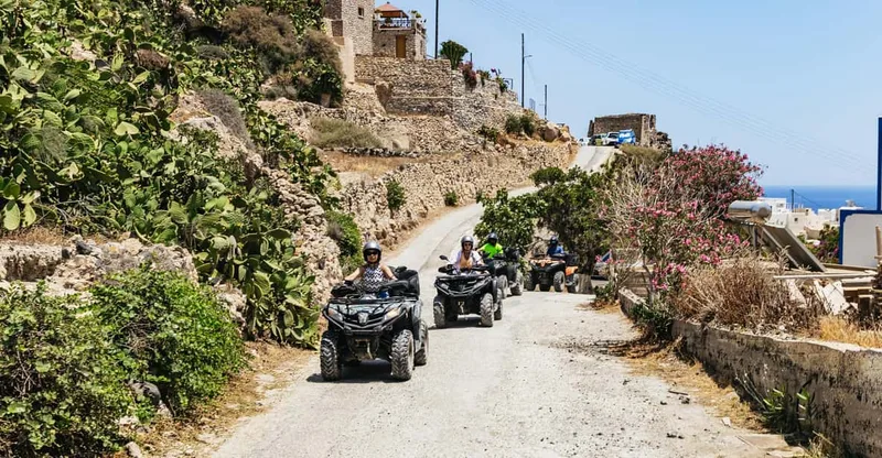 ATV Quad Bike Tour with Lunch and Pickup — ATV tour in Santorini
