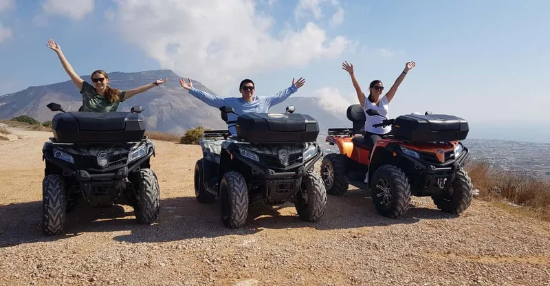 ATV guided tour around the South of the island — ATV tour in Santorini