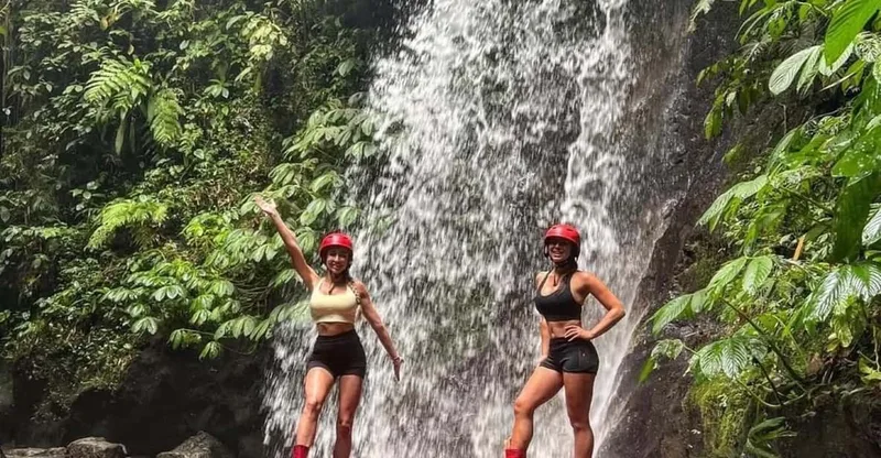 ATV Kuber Real Biggest Waterfall with Historic Tunnel — ATV tour in Ubud