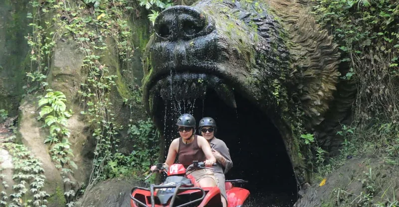 From Bali: Ubud ATV Quad Bear Cave Escapade w/Customize Tour — ATV tour in Ubud