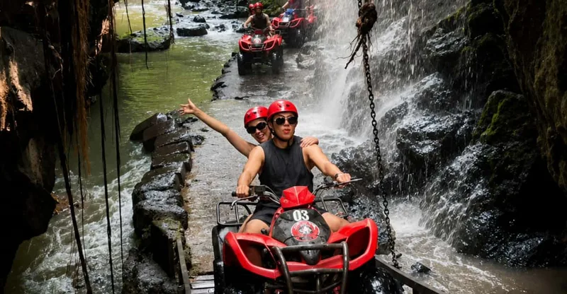 Ubud Barong ATV Ride: Waterfalls, Iron Bridge & Jungle Track — ATV tour in Ubud