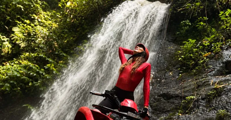 Ubud Bali: Kuber ATV Quad Bike with Long Tunnel & Waterfalls — ATV tour in Ubud