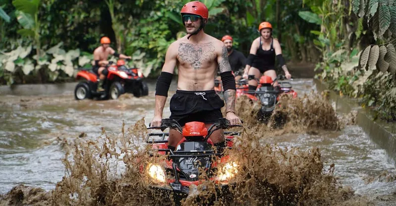 Gorilla Face ATV Quad Bike Adventure with Lunch — ATV tour in Ubud